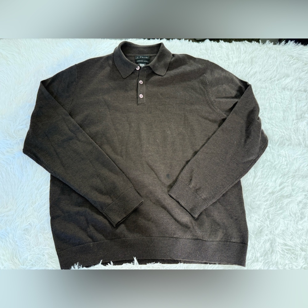 J. Ferrar 100% Merino Wool Men’s Sweater NWOT M